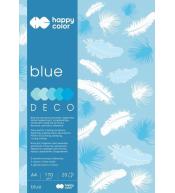 Blok A4/20K Deco Blue 170g HAPPY COLOR