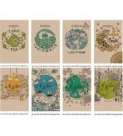 Notatnik ozdobny 105x165/80K gładki TW FRESH