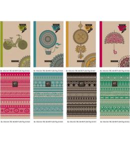 Notatnik ozdobny 105x165/80K linia TW FRESH