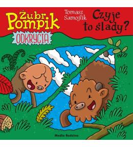 Żubr Pompik. Odkrycia T.15. Czyje to ślady?