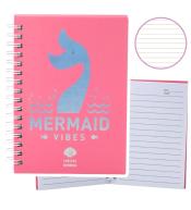 Notatnik A6/80K linia Ogon Syreni różowy