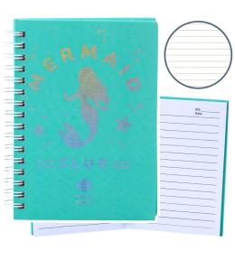 Notatnik A6/80K linia Syrenka turkusowy