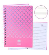 Notatnik A6/80K linia Łuski różowy