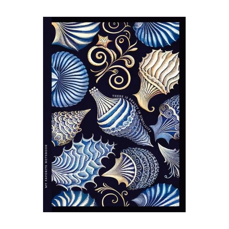 Notatnik ozdobny 143x200/64K kratka TW Muszle