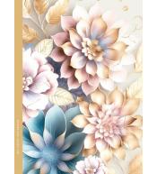 Notatnik 145x197/64K kratka kwiaty FRESH