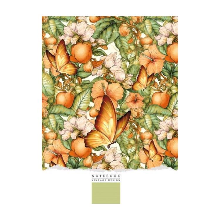 Notatnik 145x197/64K linia motyle FRESH