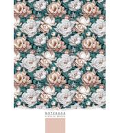 Notatnik 145x197/64K linia kwiaty FRESH