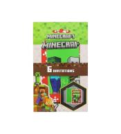 Zaproszenia z kopertami Minecraft 6szt
