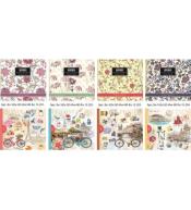 Notatnik ozdobny 165x165/80K kr/lin FRESH