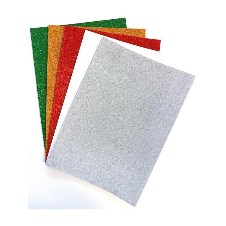 Kolorowe pianki EVA A4 samoprzylepne 5 arkuszy