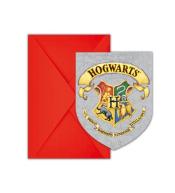 Zaproszenia Harry Potter Hogwarts House 6szt.