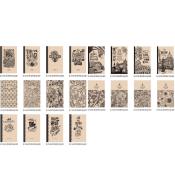 Notatnik ozdobny 113x165/80K krata FRESH