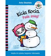 Kicia Kocia. Pada śnieg. Kolorowanka