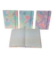 Notes z gumką Motyle MIX