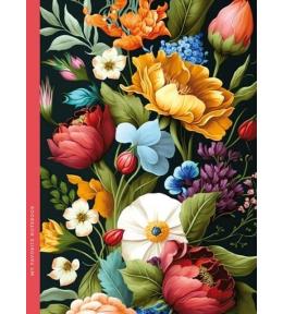 Notatnik ozdobny 143x200/48K kratka TW Flora FRESH