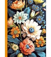 Notatnik ozdobny 143x200/48K kratka TW Flora FRESH