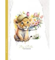 Notatnik ozdobny 143x200/48K kratka TW Lwiątko