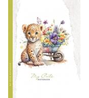 Notatnik ozdobny 143x200/48K kratka TW Gepard