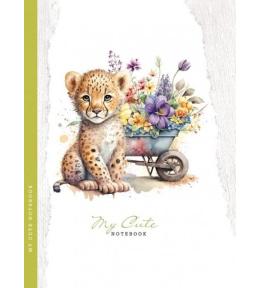 Notatnik ozdobny 143x200/48K kratka TW Gepard