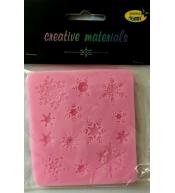 Forma silikonowa 9x9,5cm Śnieżynki