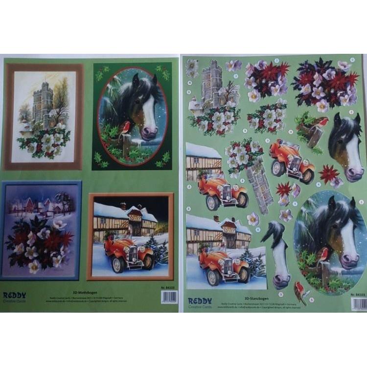 Zestaw 2 arkuszy A4 3D sztancowane