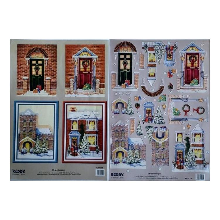 Zestaw 2 arkuszy A4 3D sztancowane format