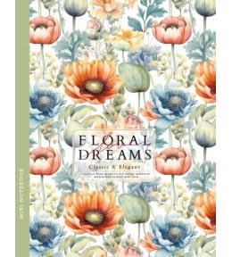 Notatnik 128x165/64K linia kwiaty FRESH