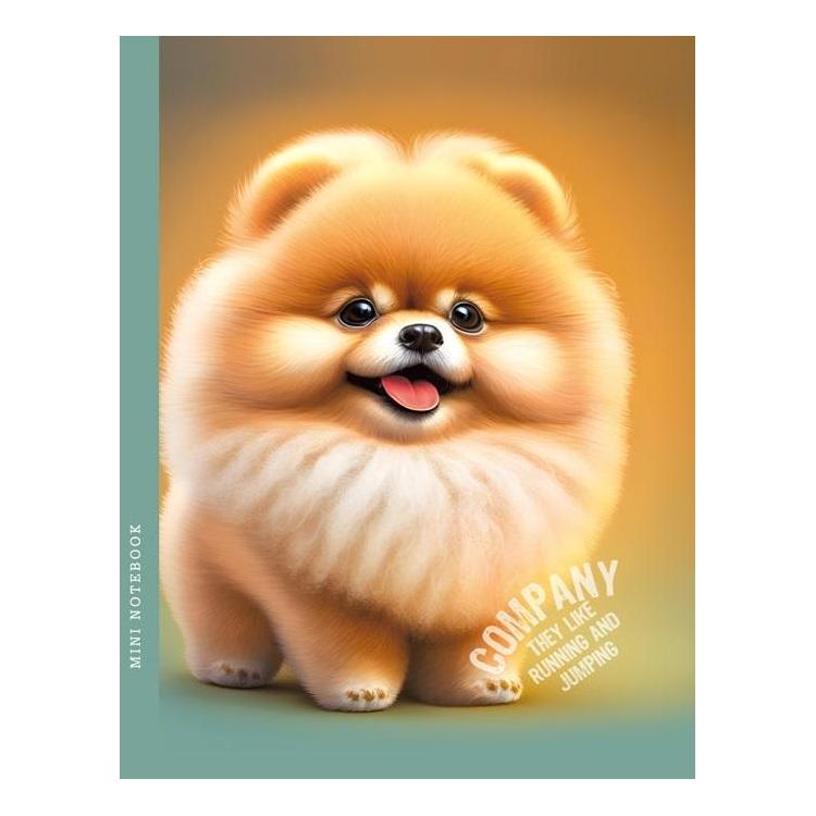 Notatnik 128x165/64K linia pies chow-chow FRESH