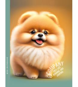 Notatnik 128x165/64K linia pies chow-chow FRESH