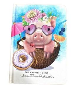 Notatnik ozdobny A6/64K gładki TW Świnka FRESH