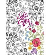 Notatnik ozdobny 145x197/80K TW Kwiaty FRESH