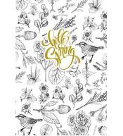 Notatnik ozdobny 145x197/80K TW Ptaszki FRESH