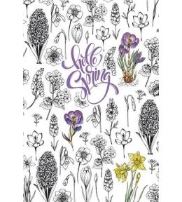 Notatnik ozdobny 145x197/80K TW Żonkil FRESH