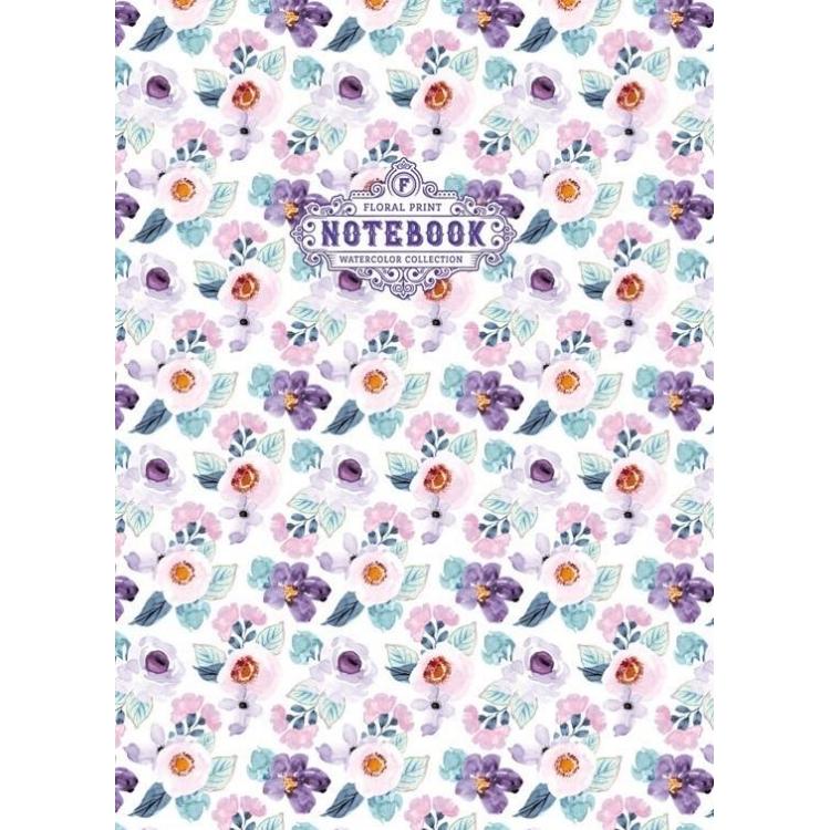 Notatnik ozdobny 145x197/64K TW Kwiaty FRESH