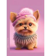 Notatnik 105x165/64K linia pies york FRESH