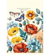 Notatnik 105x165/64K linia kwiaty i motyle FRESH