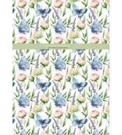 Notatnik 145x197/48K kratka kwiaty i motyle FRESH