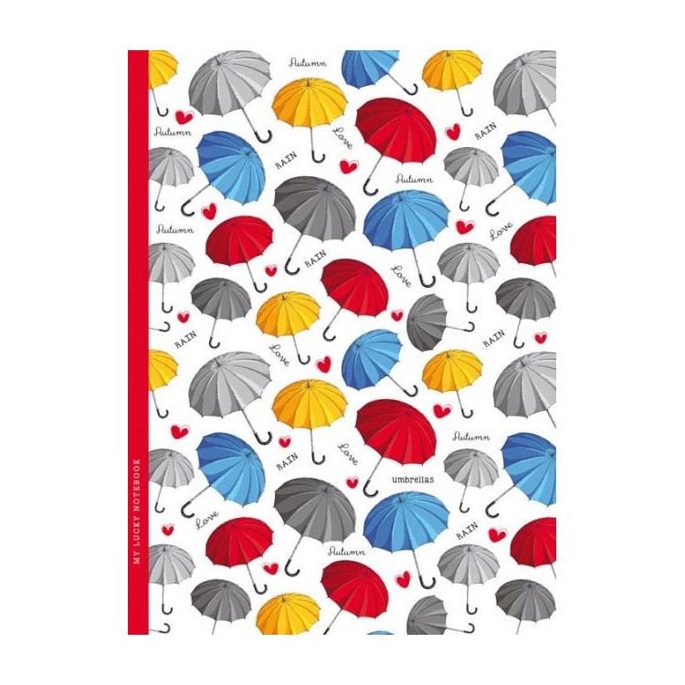 Notatnik 145x197/48K kratka parasolki FRESH