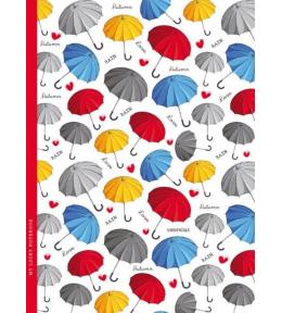 Notatnik 145x197/48K kratka parasolki FRESH