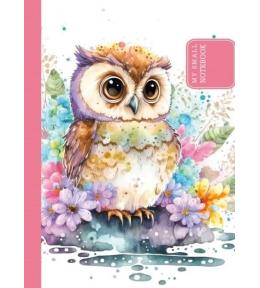 Notatnik ozdobny 105x148/48K gładki TW Sowa