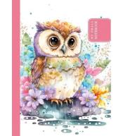 Notatnik ozdobny 105x148/48K gładki TW Sowa