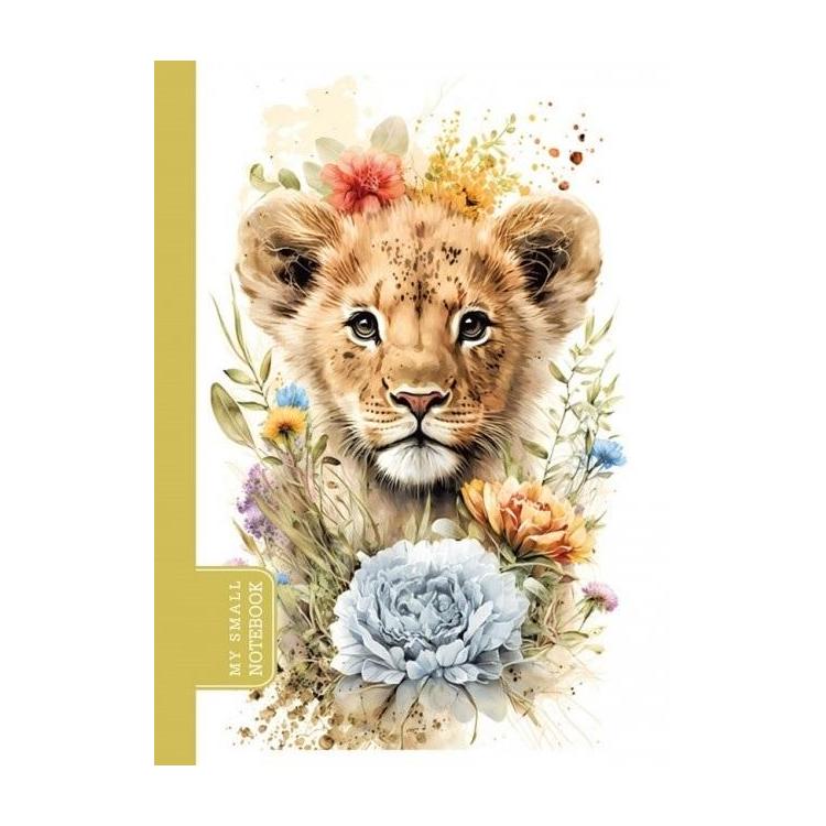 Notatnik ozdobny 105x148/48K gładki TW Lwiątko