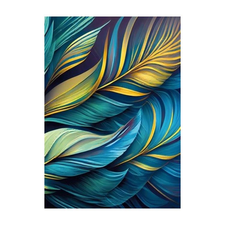 Notatnik ozdobny 105x148/64K kratka TW Pióra