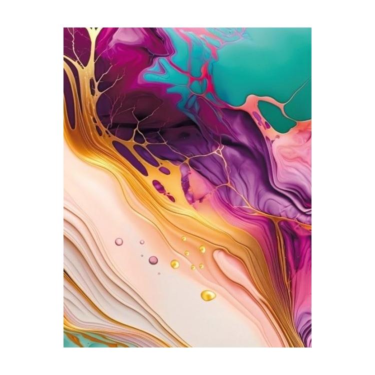 Notatnik ozdobny 105x148/64K kratka TW Mozaika róż