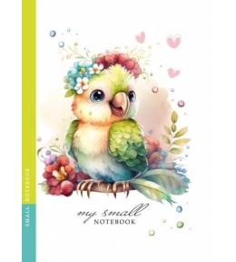 Notatnik ozdobny 105x148/64K kratka TW Papużka