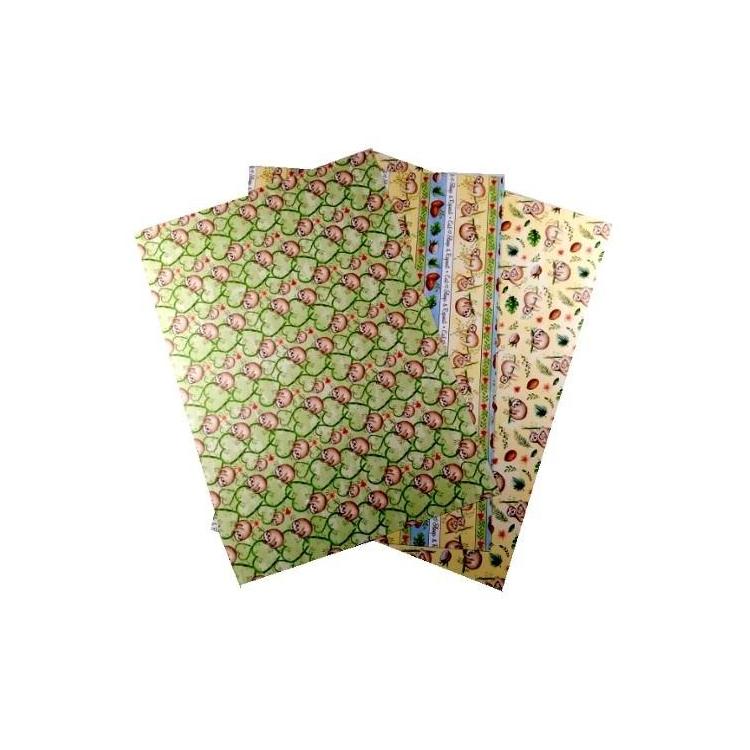 Karton 300g leniwce 24x34cm 3 ark MIX