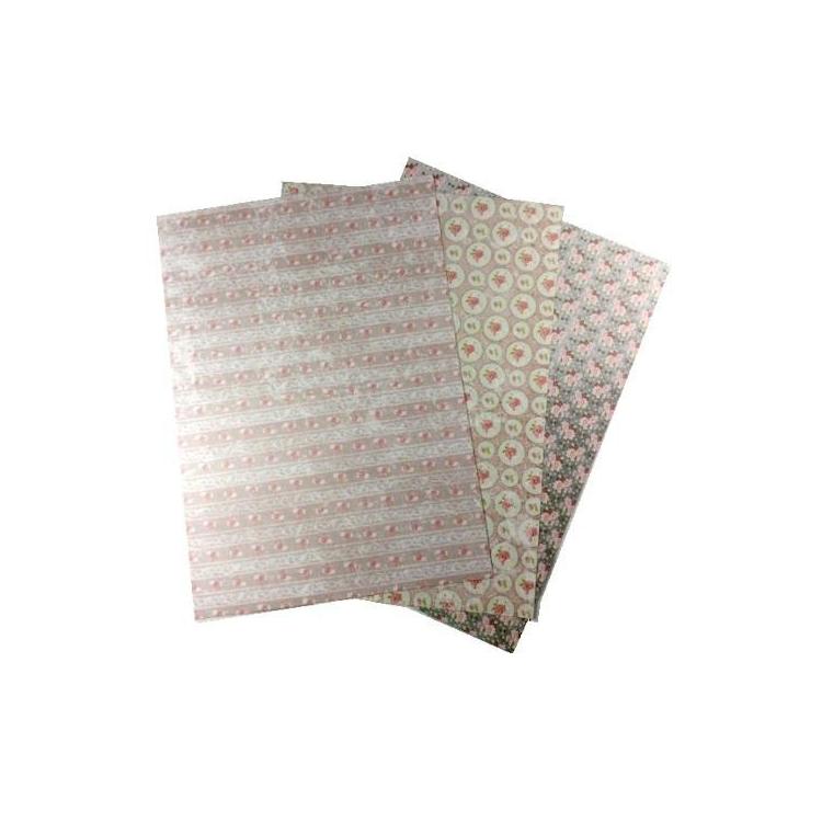 Karton 300g róże 24x34cm 3 ark MIX