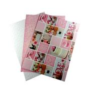 Karton 300g motywy ślubne 24x34cm 3 ark MIX