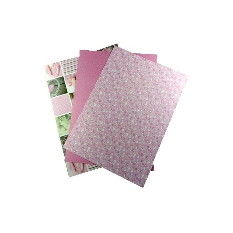 Karton 300g baby 24x34cm 3 ark MIX