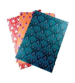 Karton 300g pawie oczy 24x34cm 3 ark MIX